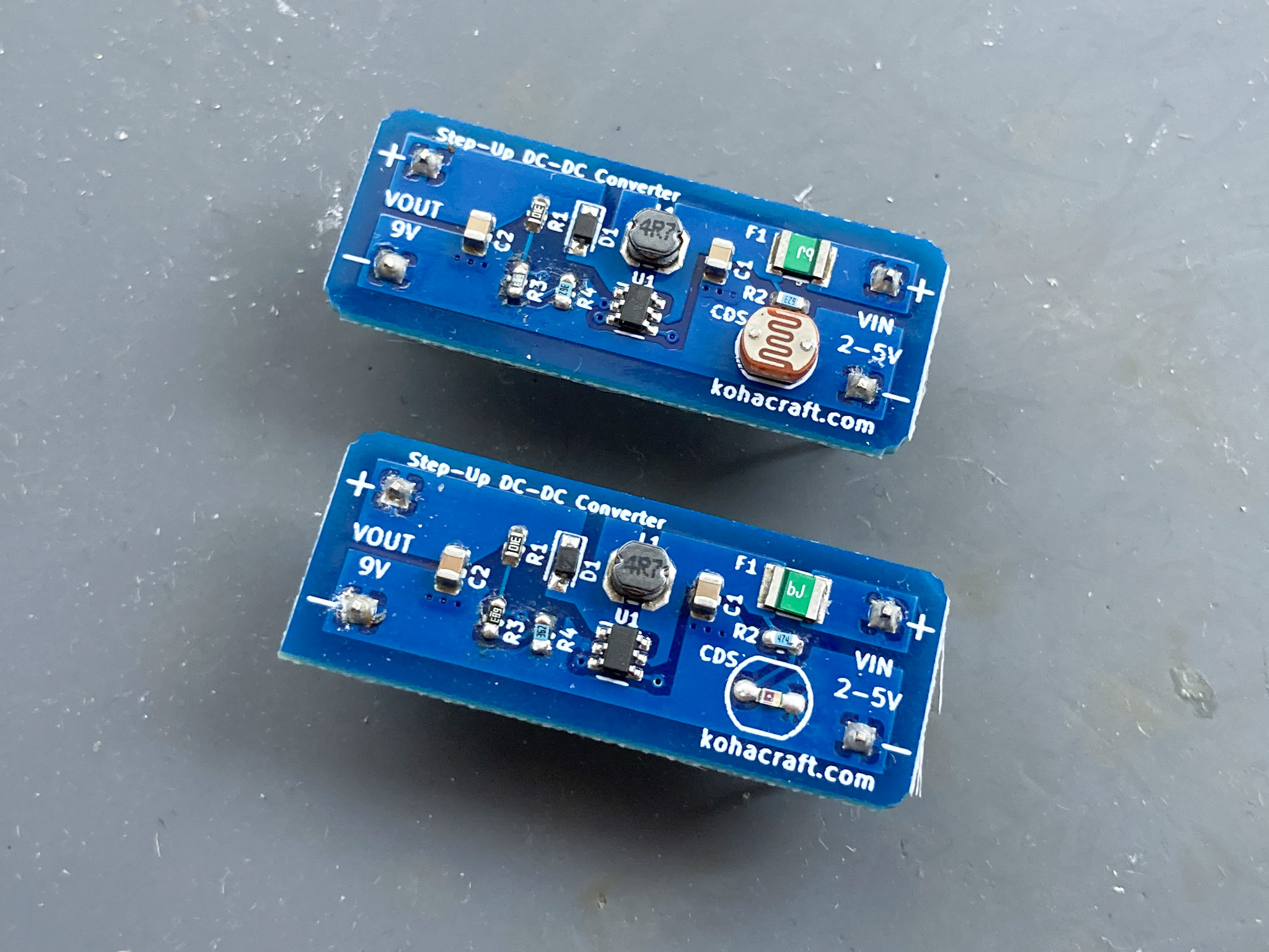 暗くなったら自動で点灯する太陽電池ナイトライトDCDCを改良し