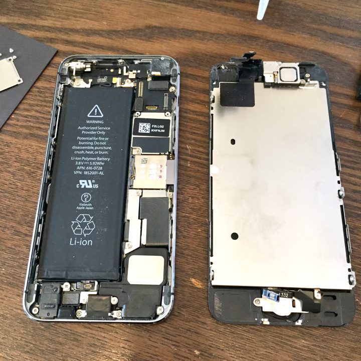 iPhone5Sのバッテリーと割れた液晶を自分で交換してみた | kohacraftのblog