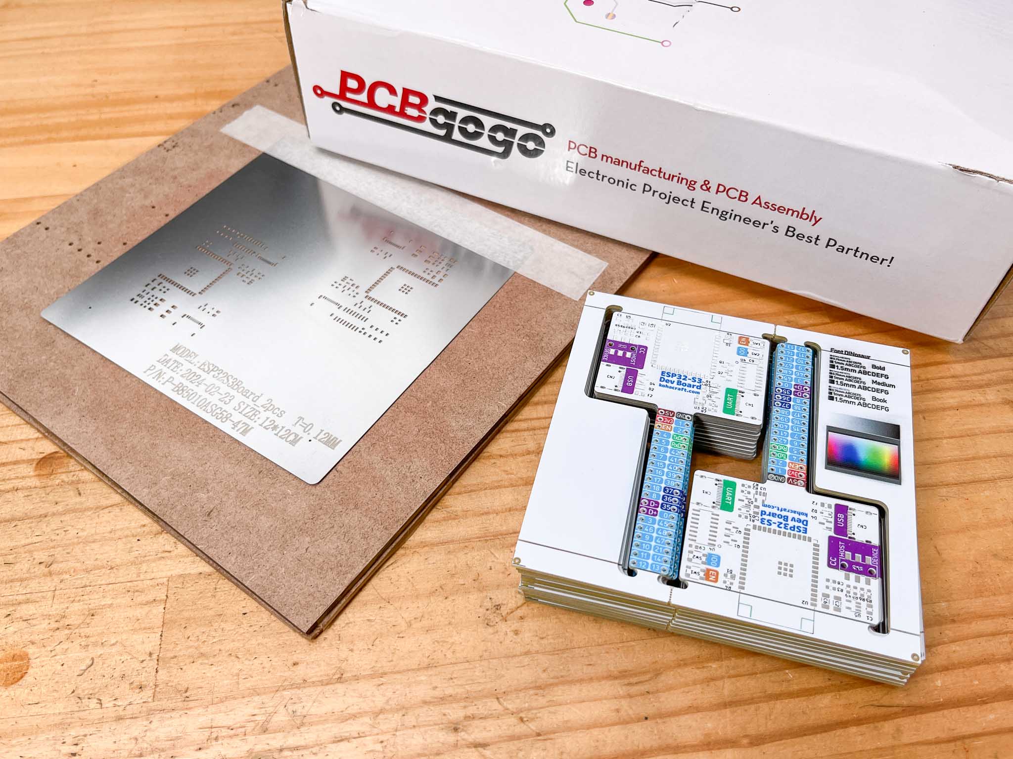 PCBgogoからUV印刷基板が届きましたよ！詳しく見てみましょう