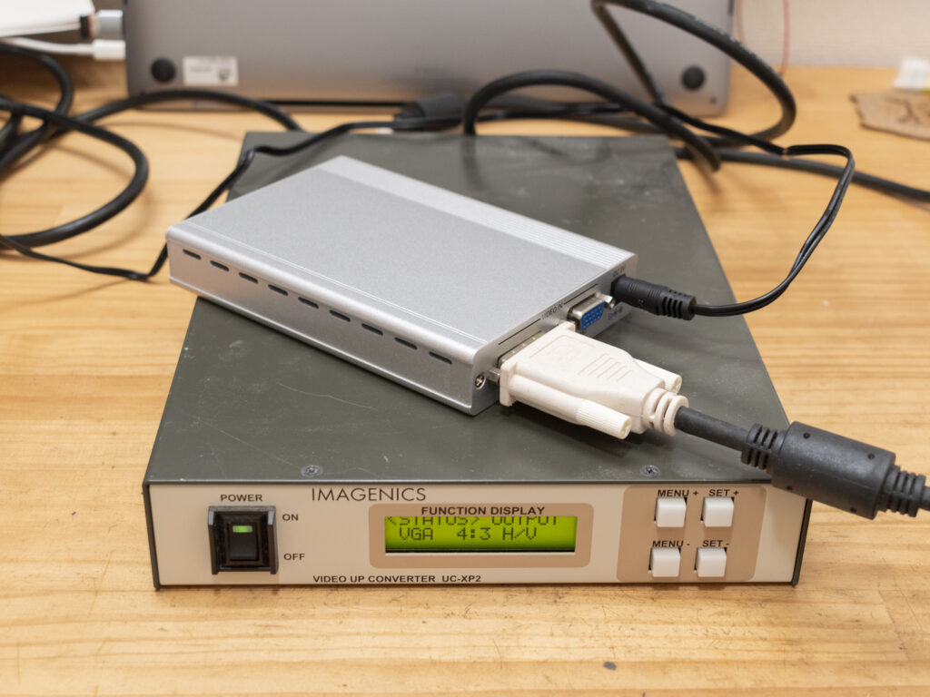 UC-XP2とCP-290をDVI-Dケーブルで接続