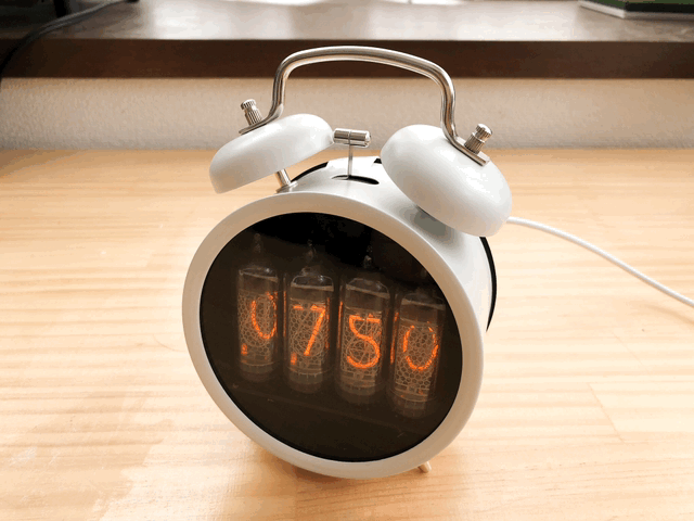 「目覚まし時計風」IN-14ニキシー管置き時計が完成しました！！ | kohacraftのblog